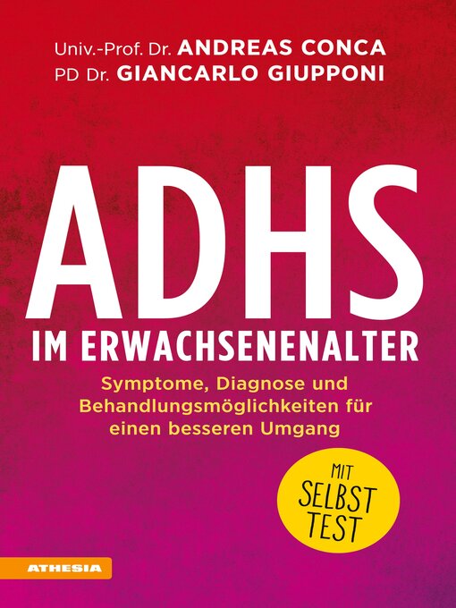 Title details for ADHS im Erwachsenenalter by Andreas Conca - Wait list